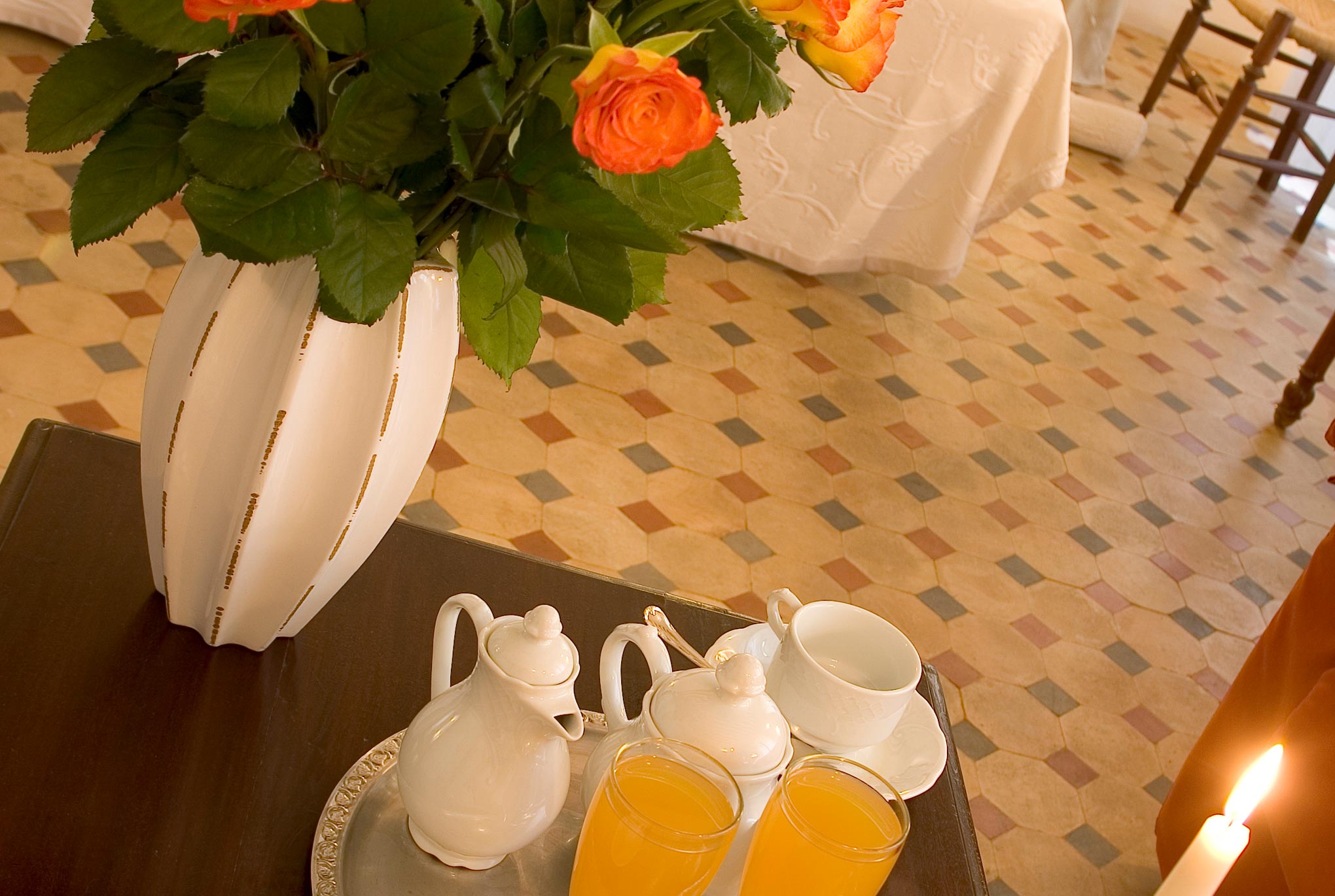 Detalle desayuno del hotel s'Ardeviu de Sóller
