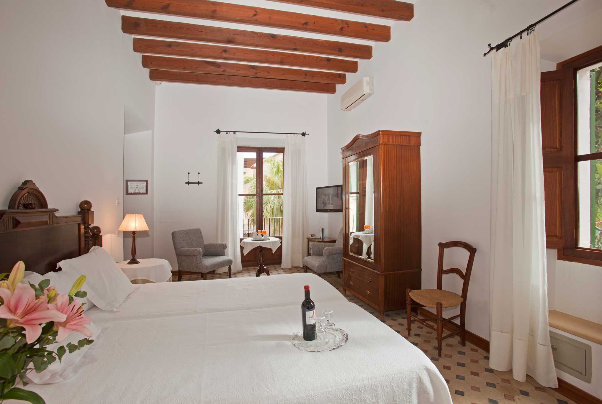 Habitación del hotel s'Ardeviu de Sóller