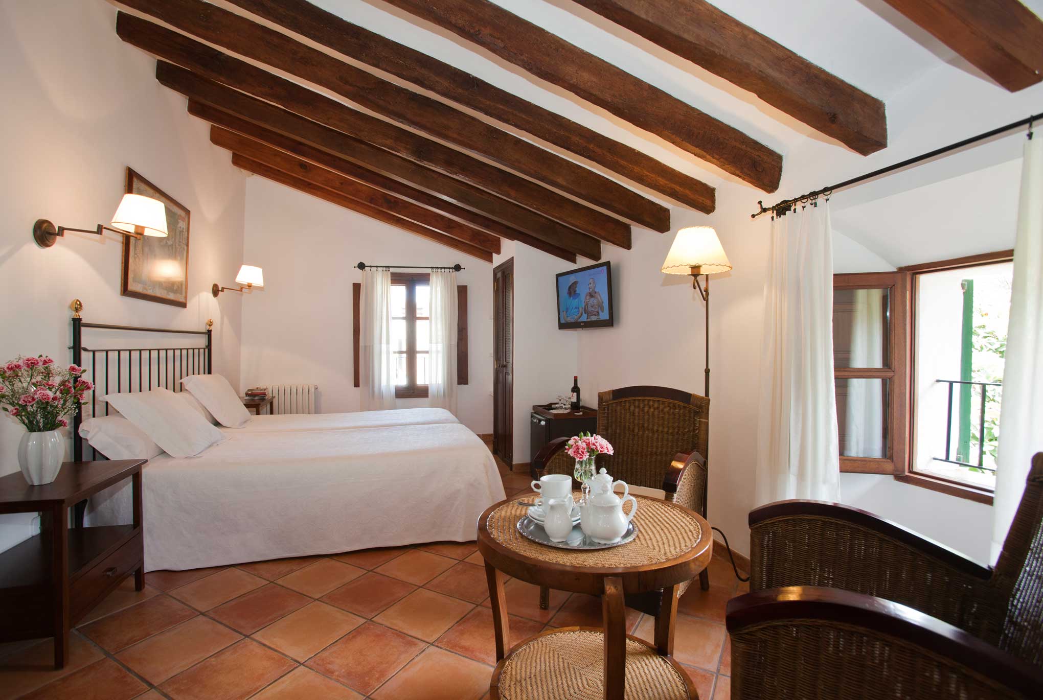 Habitación del hotel s'Ardeviu de Sóller