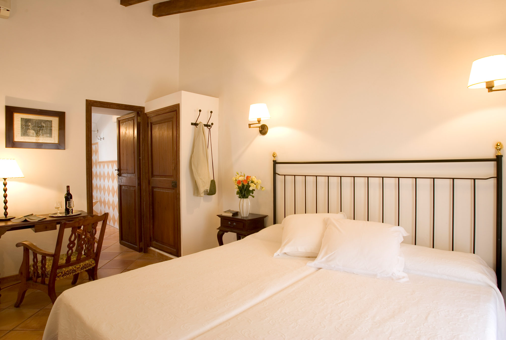 Habitación del hotel s'Ardeviu de Sóller