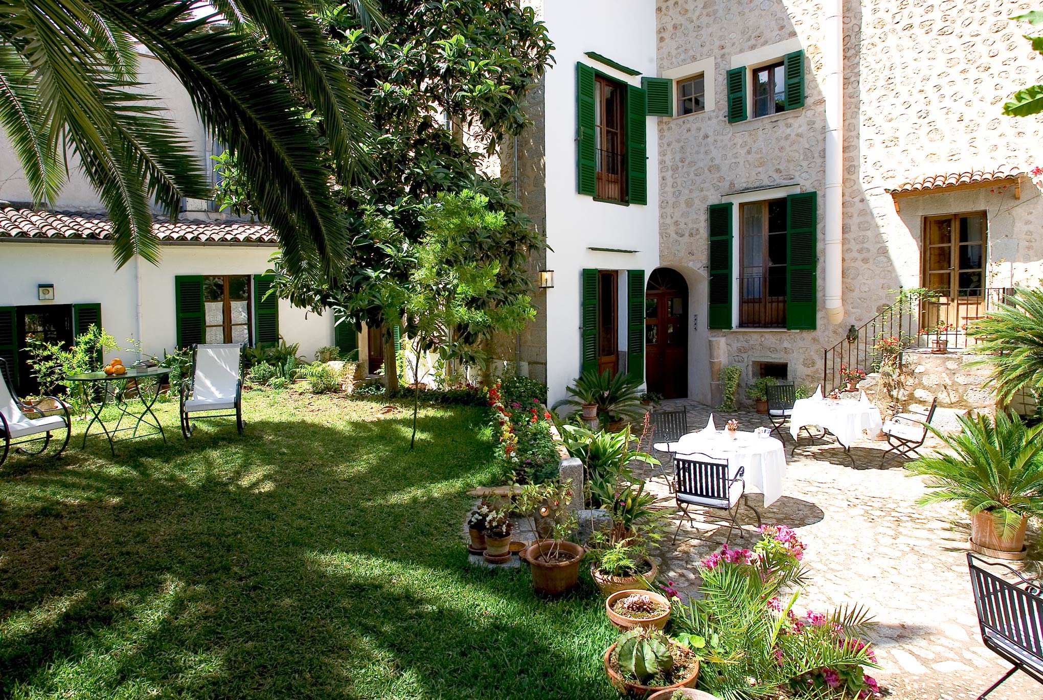 Vistas del jardín de s'Ardeviu en Sóller